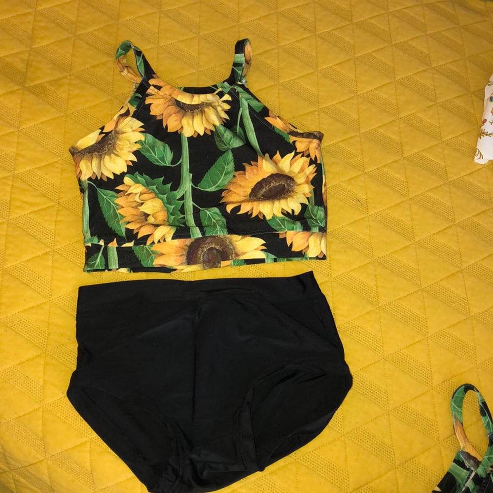 Custom Sunflower Swimsuit